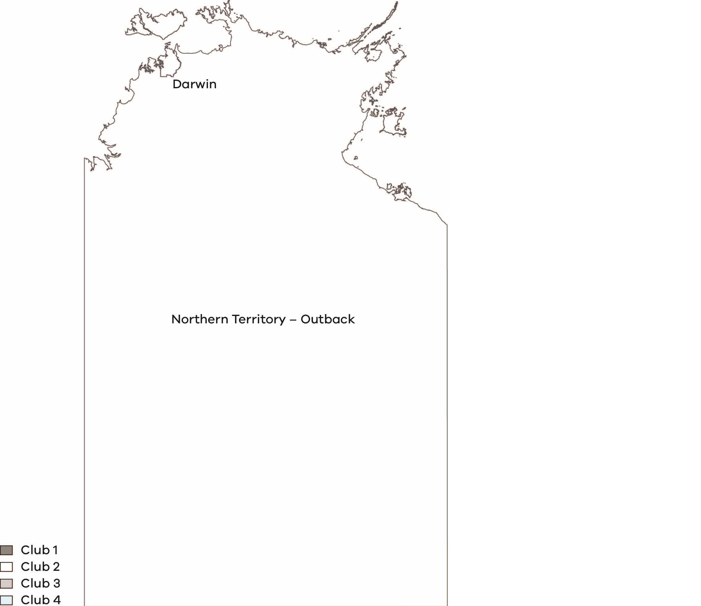 Club composition in Northern Territory