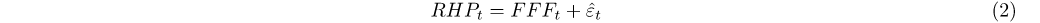 Victoria's Economic Bulletin - Equation 2 - An application of the Flexible Fourier Form to the Australian housing market