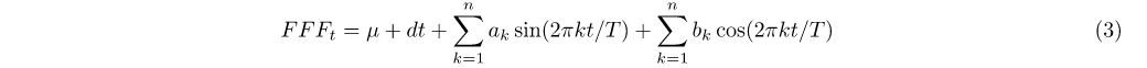 Victoria's Economic Bulletin - Equation 3 - An application of the Flexible Fourier Form to the Australian housing market